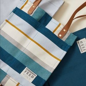 Feed Co striped tote
